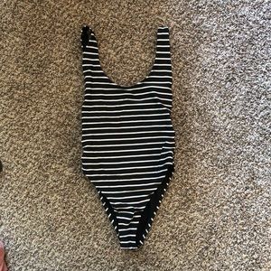 Aerie striped one piece